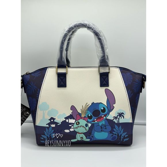 Loungefly Bags Loungefly Disney Lilo Stitch Dark Blue Satchel Bag